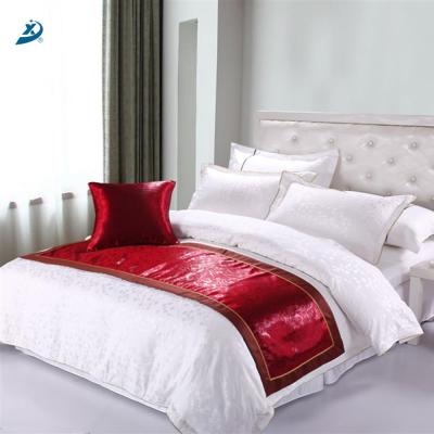 China Luxury Decorative Hotel Design Bed Runner Poly Popular Hotel Decorative for sale