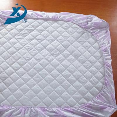 China Waterproof Elastic Waterproof Mattress Cover Protector Cotton Fabric Terry Mattress Protector for sale