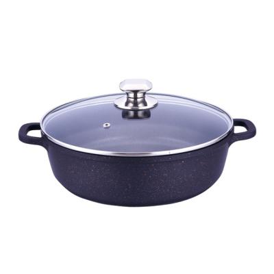 China 32cm Large Sustainable Soup Pan Shallow Soup Pan for sale