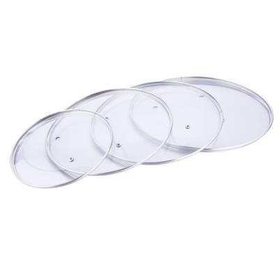 China Sustainable Custom Round Tempered Glass Lid For Grill Pan for sale