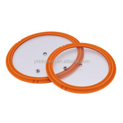 China Good quality viable pyrex round clear glass lid for frying pan for sale