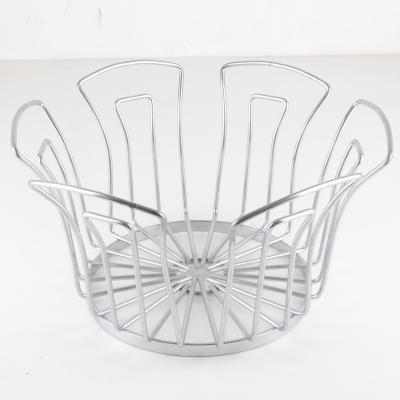 China Sustainable Wire Round Hanging Fruit Storage Basket for sale