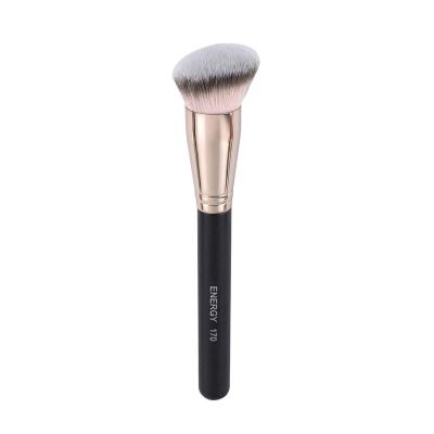 China Angular Blush ENERGY Slope Foundation Brush For Liquid Cream Powder Base Kabuki Private Label Blending Buffing Brush 170 for sale