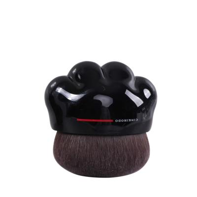 China ENERGY Dense Small Private Label Short Handle Kabuki Foundation Makeup Brush Cat Claw Brush Amazon for sale