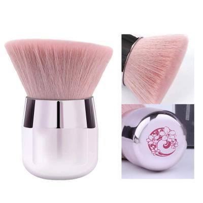 China Selling ENERGY Factory Price Kabuki Base Makeup Brush Dense High End Foundation Brush Single Hot Pink Amazon for sale