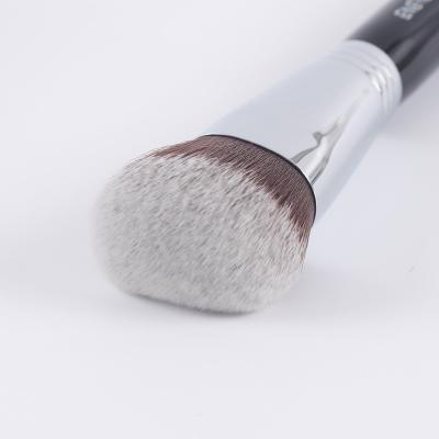 China Angular Blush Custom Flat Surface Base Kabuki Brush Makeup Contouring Brush Large Synthetic Powder Hair for sale