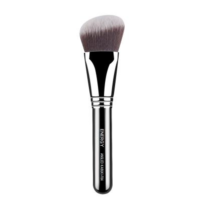 China Angular Blush F84 Professional Private Label Hot Sale Angled Foundation Round Brush For Large Liquid Cream Makeup Powder Makeup Brush 2020 for sale