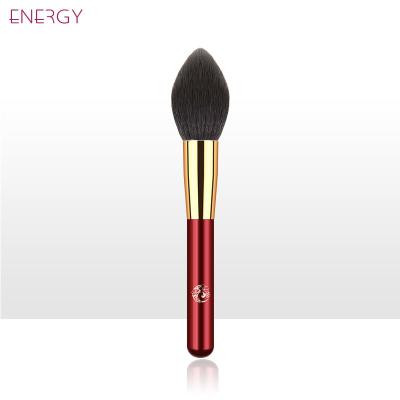 China Large ENERGY L201 Private Label Powder Brush Single Highlight Makeup Brush Red Chrome for sale