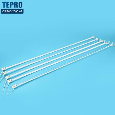 China Quartz Glass Lamp Plastic Tube 355Mm 450Mm Infrared Curing 580Mm Heating Lamp IR for sale