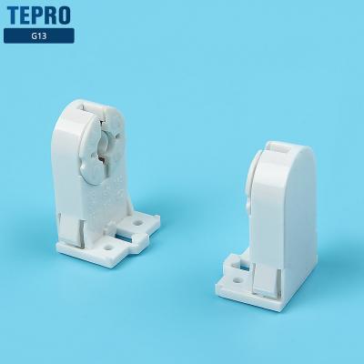 China Insert Ultraviolet Emitter Lamp Socket 2 Pin Lamp G13 Plastic Base Lamp Holder for sale