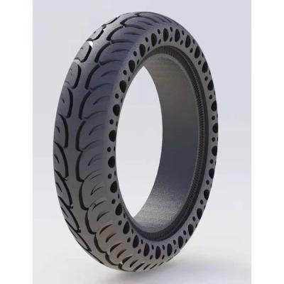 China Electric scooter spare parts rubber wheel tubeless tire explosion-proof honeycomb solid rubber tire for M365 Mijia 8.5*2 for sale