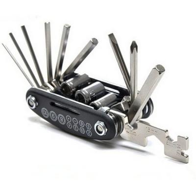 China Reinstall / To Repair Your Bicycle Equipment High Selling 16 In 1 Scooter DIY Multifunctional Electric Bicycle Tool Kit Multifunctional Instruments for sale