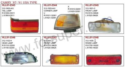 China auto lamp and body parts for TOYOTA CAMRY 1987-1991 USA TYPE CAMRY 1983-1986 USA TYPE for sale