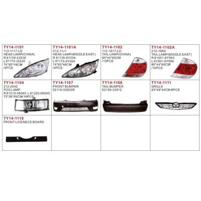 China lamp and auto body parts for CAMRY 2005 CAMRY 2005 for sale