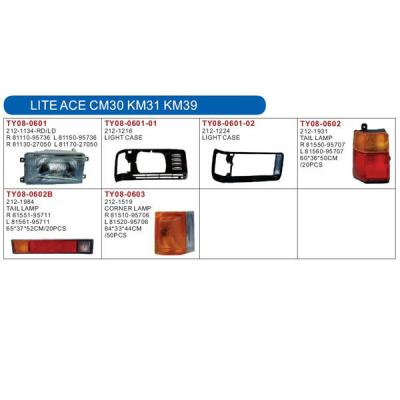 China lamp and auto body parts for LITE LE CÆ CM30/KM31/KM39 LITE LE CÆ CM30/KM31/KM39 for sale