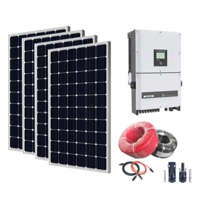 China Best Price Home Power Solar System Kit Outdoor 5KW 6KW 8KW 10 KW Solar Power Hybrid Home Energy System for sale