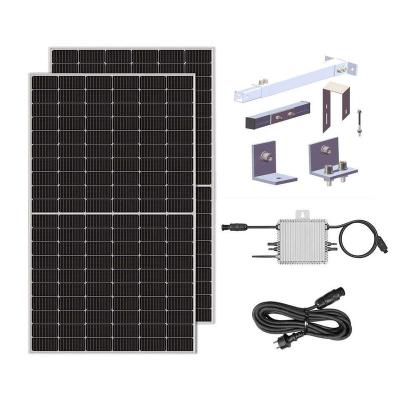 China European Warehouse Full Kit Balcony Solar Energy System 600W Micro Inverter Home for sale