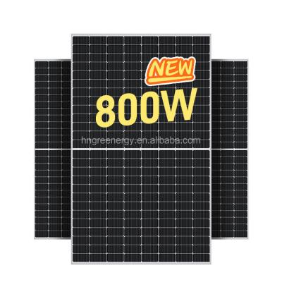 China New technology solar system 700w 800w 1000w solar panels is completely black solar cell panel with 25 years warranty for sale