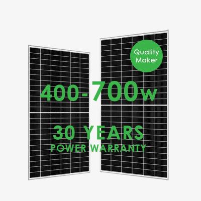 China China Solar System Manufacturer 400w 500w 600w700w Wholesale Monocrystalline Solar Panel Silicon Panel for sale