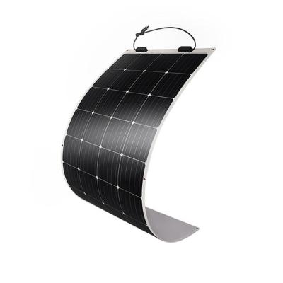 China 12V 18V 300W 250W 100W 180W 200W ETFE 125mmx125mm Best Highest Cheap Flexible Solar Panel Kit For Rv for sale