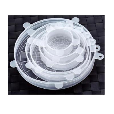 China 2021 Steamable Factory Price Food Grade Silicone Stretchable Universal Round Fresh-Keeping Cover for sale