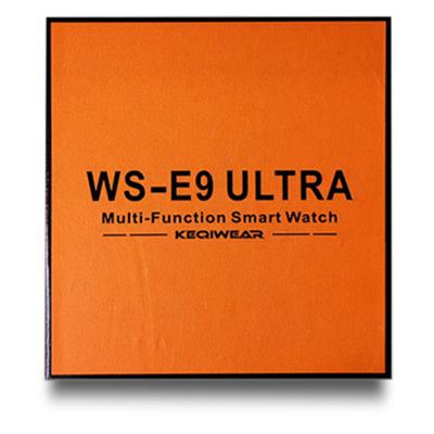 China Ultra Smart GPS Navigation Watch WS-E9 New With 4 Watch Bands Heart Rate Tracker NFC GPS WS-E9 Sports Smartwatch for sale