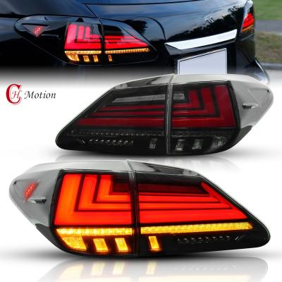 China 2009-2015 New Autolamp 3th Factory Animation Modified Back AL10 Rear Lamps RX270 RX300 RX450h F LED Tail Lights For Lexus RX350 for sale