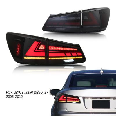 China Manufacturer Modified Autolamp HCmotion Start UP Animation DRL IS350 ISF LED Rear Lamp Tail Lights 2006-2013 For Lexus IS250 for sale