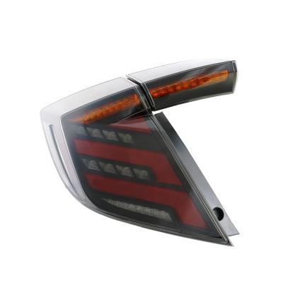 China Modified Autolamp HCmotion Factory Wholesale V2 2016-2020 Tailgate Rear Tail Lights Animation DRL Lamp Assembly LED FK7 FK8 For Honda Civic for sale