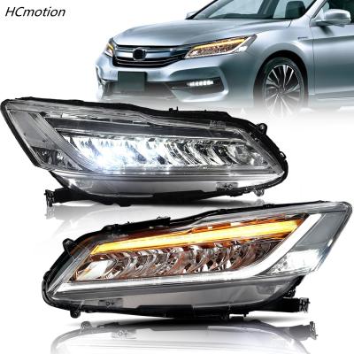 China 2013 Automotive Led Headlight HCmotion Factory Manufacturer 9th GEN Front Lamp Sedan Assembly 2014 2015 2016 2017 Full LED Headlights For Honda Accord for sale