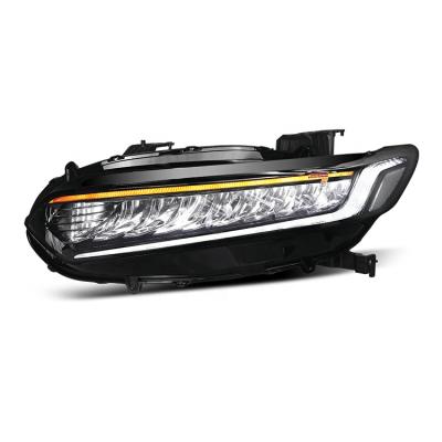 China 2018 Auto Led Headlight HCmotion Factory Accessories 10th GEN Front Lights Sedan 2019 2020 2021 Full LED Head Lamps For Honda Accord for sale