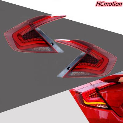 China Autolamp HCmotion Factory Animation V1 Modified Rear Back Lights LED 2016 Sedan 10th Assembly Tail Lamp 2017 2018 2019 2020 For Honda Civic for sale