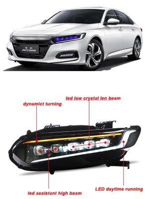 China 2018 2019 2020 2021 2019 2020 2021 2019 2020 2021 2019 2020 2021 Automobile Led Headlight 10th Full GEN Front Lights Sedan Assembly For Honda Accord for sale