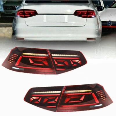 China Autolamp HCmotion 2016 2017 2018 Factory Modified Rear Animation DRL Sagitar Vento MK6 Back Lamp 2016 2017 2018 LED Tail Lights For Volkswagen Jetta for sale