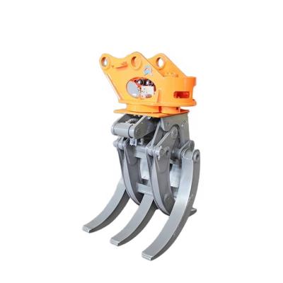 China Machinery Repair Shops Excavator Hydraulic Grab With Hydraulic Single Cylinder Grapple for sale