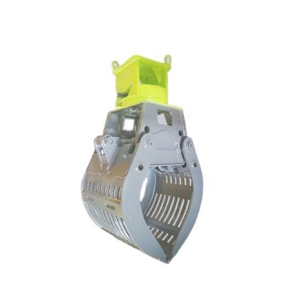 China Longest Lifespan Rotating Double Cylinder Unlimited Non-rotating Sorting Selector Grapple Demolation Excavator for sale