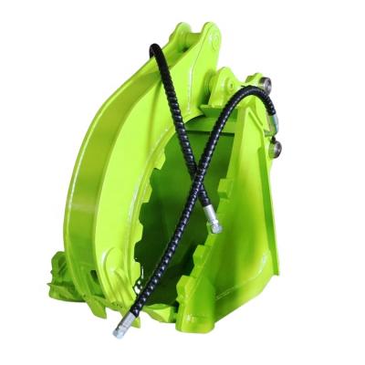 China High Efficiency Excavator Clamp Bucket , Rock Grapple , Stone Clamps For 20 Ton Excavator for sale