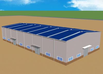 China de 60m*30m Geprefabriceerde Bouw van het de Workshop Industriële Kader van de Staalstructuur Te koop