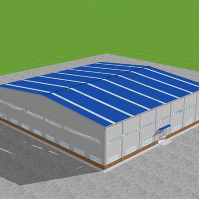 China 50m*50m Prefabricated Industry Steel Structure Workshop Processing Buildings for sale