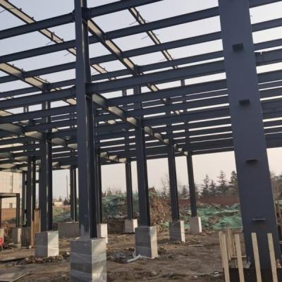 China Large Span Light Steel Structure Building Workshop with Crane Beam for sale