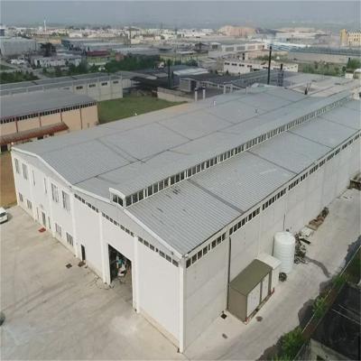 China Large Scale Steel Building Warehouse With Hot Rolled H Section Steel Column for sale