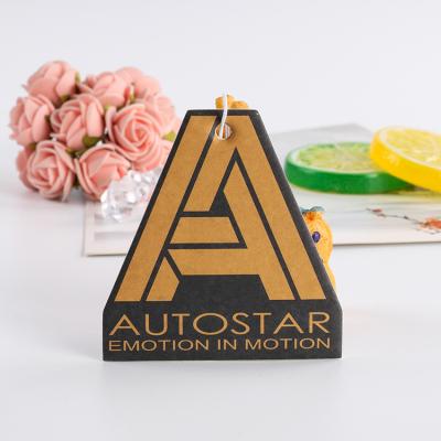 China Freshing the air with customized logo and printing for promotion custom printing unique paper design air freshener for car for sale