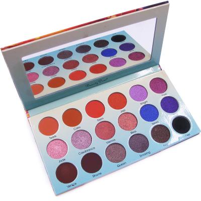 China Brillo natural de Matte Eyeshadow Palette With Shimmer del color de GMPC 18 en venta