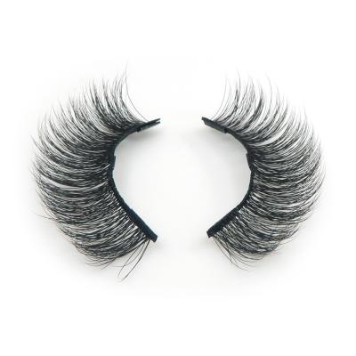 Κίνα Μαγνητικά μαστίγια Eyelashes ODM μαύρα φυσικά ψεύτικα με Eyeliner προς πώληση