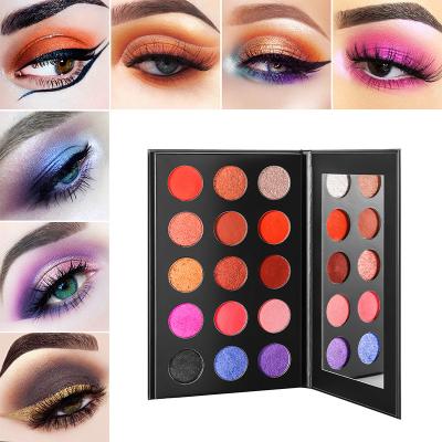 China ISO 22716 Matte Cream Eyeshadow Palette For liso Smokey Eyes en venta