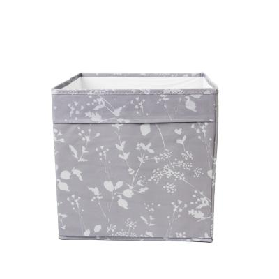 China Wholesale Viable Gray Storage Box Toy Organizer Foldable Nordic Box for sale