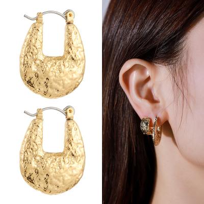 China Punk Style CIRCLE Ring Earrings Women Europe And America Metal Border Jewelrye gkewetly for sale