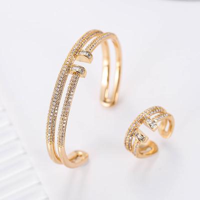 China Vintage Fashion Ladies Bracelet Simple Soft Nail Open Bangle Jewelry for sale