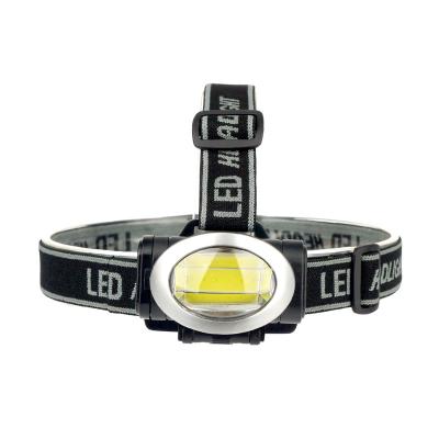 China Hot Selling Emergency COB 1PCS LED Head Torch Light 3AAA Battery Mining Headlight For Outdoor for sale