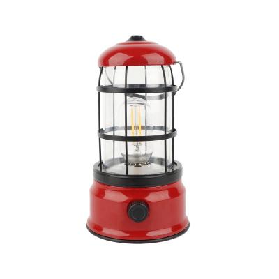 China 300LM USD Input and Output Outdoor Rechargeable Camping Lantern IPX4 Lightweight Outdoor Lantern with Dimmer Switch and Hook for sale